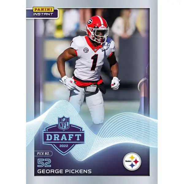 NFL Pittsburgh Steelers 2022 Instant Draft Night Football George Pickens #21 [Rookie Card]