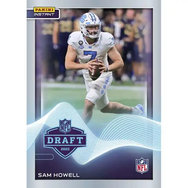 NFL Washington Commanders 2022 Instant Draft Night Football Sam Howell #29 [Rookie Card]