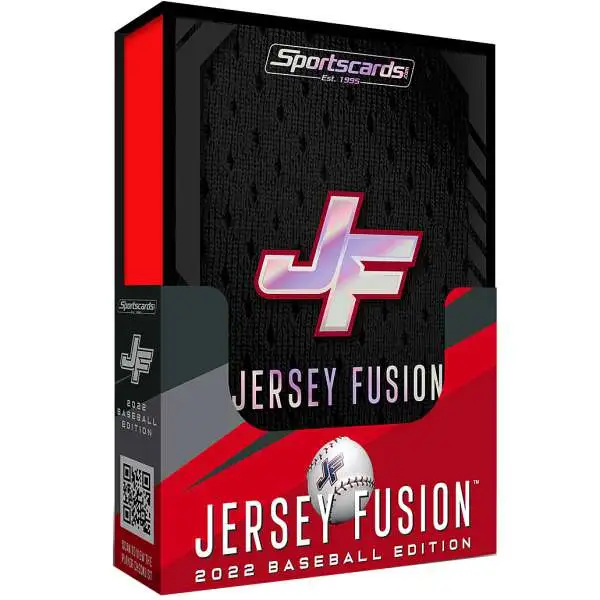 Jersey Fusion 2022 Baseball Trading Card MINI Box [1 Game Used Swatch Card]