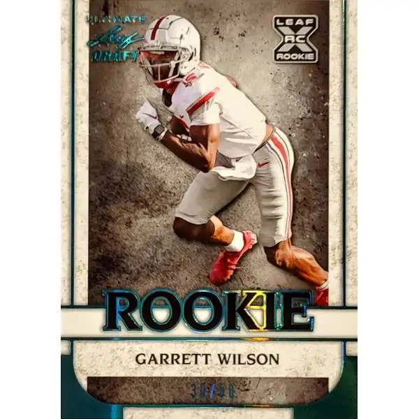 NFL Leaf 2022 Ultimate Draft Football 30/50 Garrett Wilson #12 [Rookie]