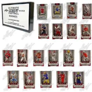 NFL Leaf 2022 Ultimate Draft Football Exclusive Trading Card Box [16 Rookie Cards, 1 Autograph]