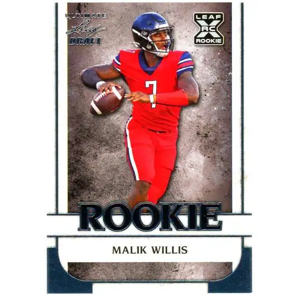 NFL Leaf 2022 Ultimate Draft Football Malik Willis #14 [Rookie]