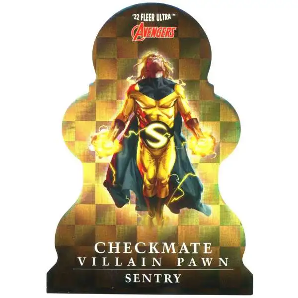 2022 Marvel Fleer Ultra Avengers Sentry Checkmate Villain Pawn CP-23