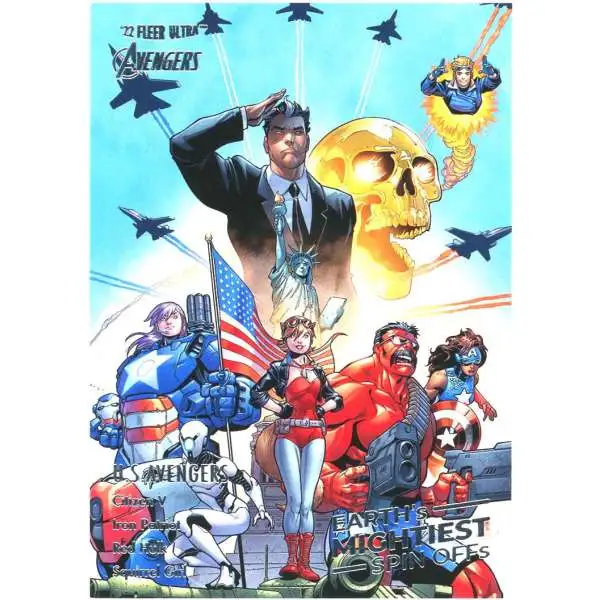 2022 Marvel Fleer Ultra Avengers U.S.Avengers SO-7 [Earth's Mightiest Spin Offs]
