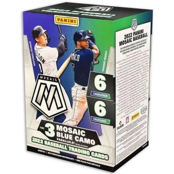 Mlb Panini 2022 Mosaic Baseball Trading Card Hanger Box 16 Packs Toywiz Mlb Panini 2022 Mosaic Baseball Trading Card Hanger Box 16 Packs Toywiz