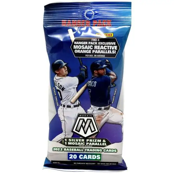 Mlb Panini 2022 Mosaic Baseball Trading Card Hanger Box 16 Packs Toywiz Mlb Panini 2022 Mosaic Baseball Trading Card Hanger Box 16 Packs Toywiz