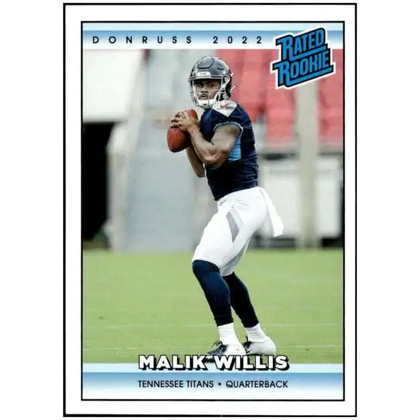 NFL 2022 Instant Donruss Rated Rookies Retro Football 1 of 4094 Malik Willis #25
