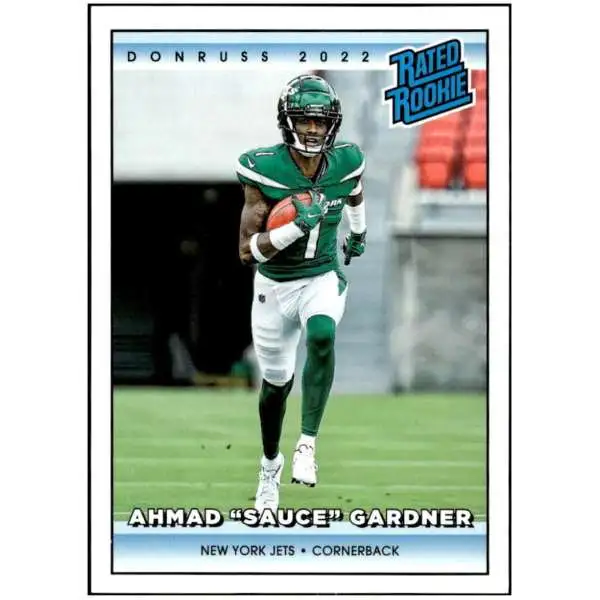 : Ahmad Sauce Gardner Signed Leaf 2023 Nfl Jersey Signature  Shield Card #ss2-sg1 - Football Cards : Collectibles & Fine Art