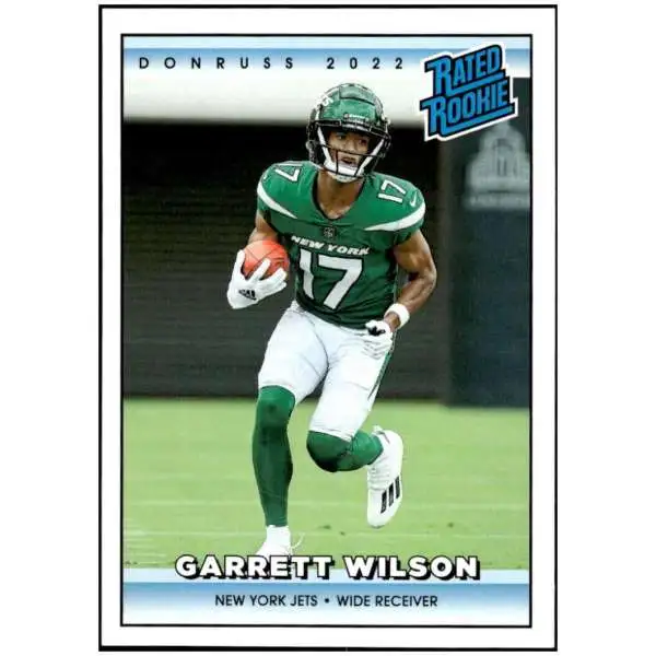 NFL 2022 Instant Donruss Rated Rookies Retro Football 1 of 4094 Garrett Wilson #5