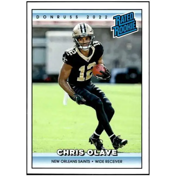 NFL 2022 Instant Donruss Rated Rookies Retro Football 1 of 4094 Chris Olave #6