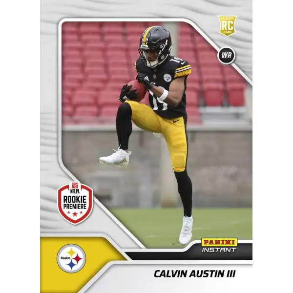 NFL Pittsburgh Steelers 2022 Instant RPS First Look Football 1 of 942 Calvin Austin III FL40 [Rookie Card]