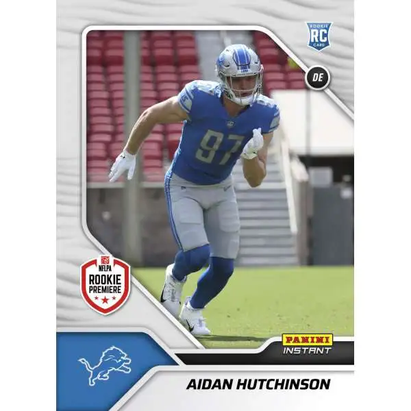 NFL Detroit Lions 2022 Instant RPS First Look Football 1 of 942 Aidan Hutchinson FL2 [Rookie Card]