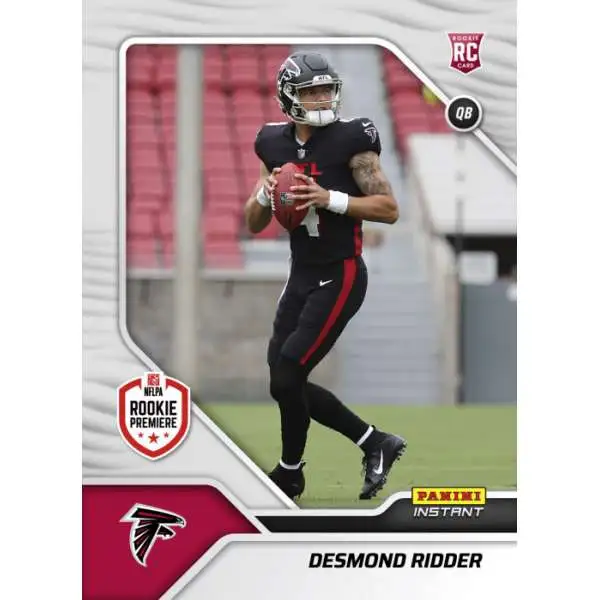 NFL Atlanta Falcons 2022 Instant RPS First Look Football 1 of 942 Desmond Ridder FL24 [Rookie Card]