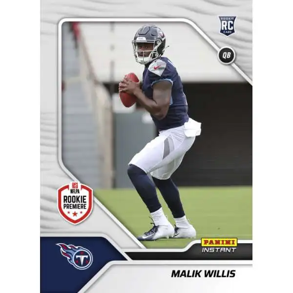 NFL Tennessee Titans 2022 Instant RPS First Look Football 1 of 942 Malik Willis FL25 [Rookie Card]