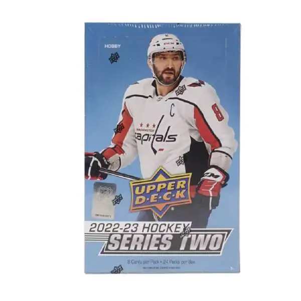 NHL Upper Deck 2022-23 Series Two Hockey Trading Card HOBBY Pack [8 Cards]