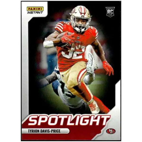 NFL 2022 Instant Football Spotlight Rookies Tyrion Davis-Price #27 [Rookie]