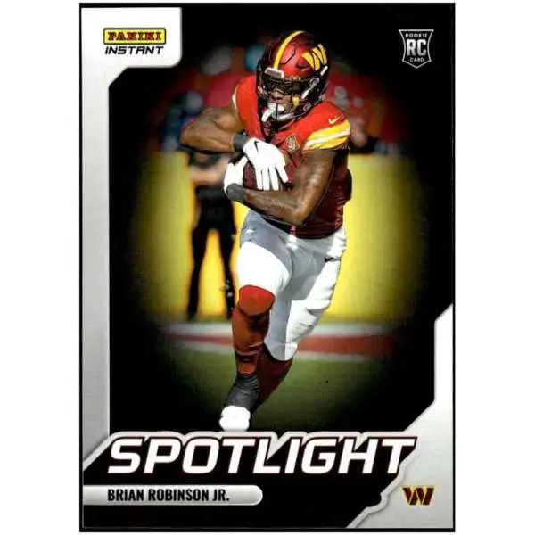 NFL 2022 Instant Football Spotlight Rookies Brian Robinson Jr. #29 [Rookie]