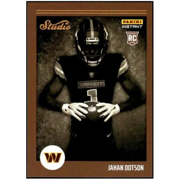 NFL Washington Commanders 2022 Instant Studio Football Jahan Dotson S9 [Rookie Card]