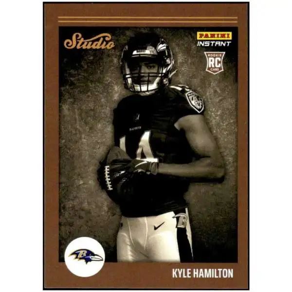 2022 PANINI INSTANT NFL DRAFT #12 KYLE HAMILTON - BALTIMORE RAVENS