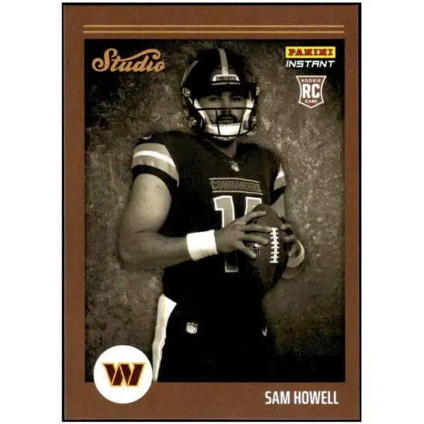 NFL Washington Commanders 2022 Instant Studio Football Sam Howell S41 [Rookie Card]