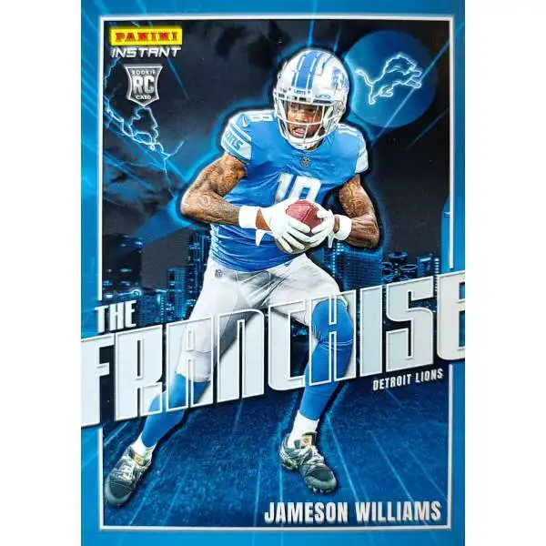 NFL 2022 Instant the Franchise Football 1 of 421 Jameson Williams TF11 [Rookie Card]