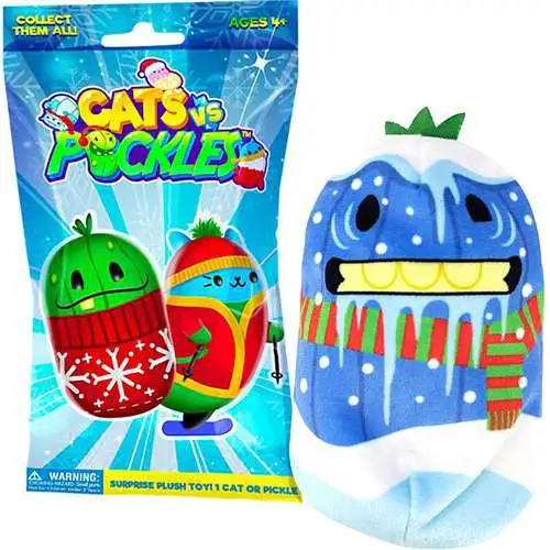 2023 Holiday Plush Cats Vs. Pickles 4-Inch Mystery Pack [1 RANDOM Character!]