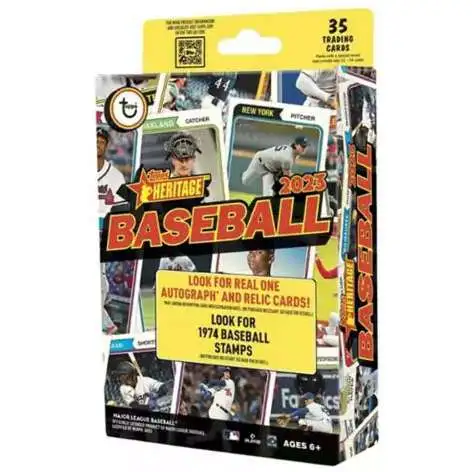 Topps Heritage: Baseball Trading Card JUMBO Value Packs