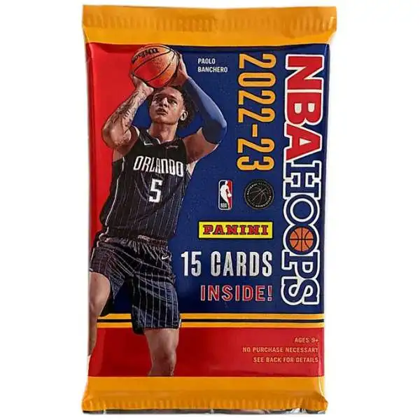 NBA Panini 2022-23 Hoops Basketball Trading Card BLASTER Pack [15 Cards]