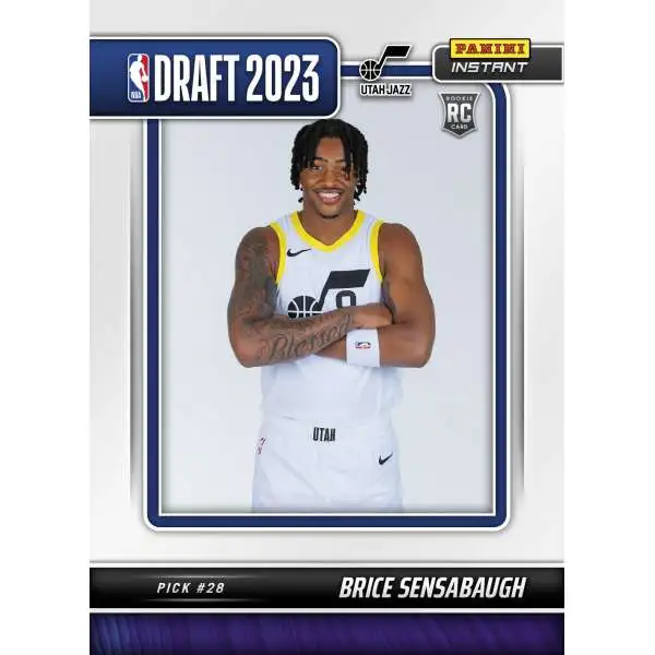 NBA 2023-24 Instant Draft Night Basketball Brice Sensabaugh Exclusive #24 [Rookie, Pick #28]