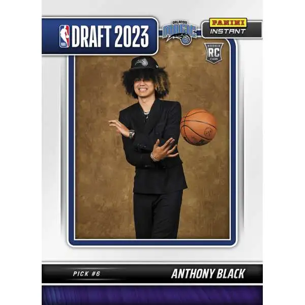 NBA 2023-24 Instant Draft Night Basketball Anthony Black Exclusive #6 [Rookie, Pick #6]