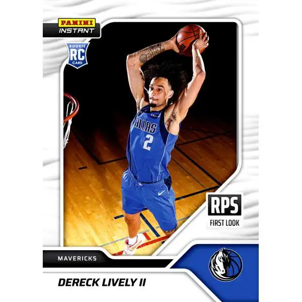 NBA Dallas Mavericks 2023-24 Instant RPS First Look Basketball Dereck Lively II RPS-12 [Rookie]