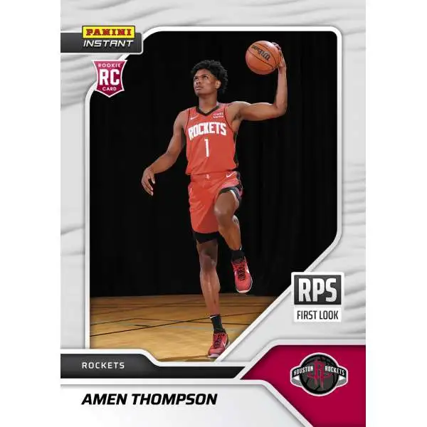 NBA Houston Rockets 2023-24 Instant RPS First Look Basketball Amen Thompson RPS-4 [Rookie]