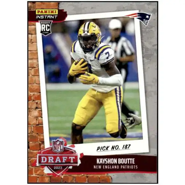 NFL New England Patriots 2021 Instant Draft Night Illustrations Football  Mac Jones Trading Card Panini - ToyWiz