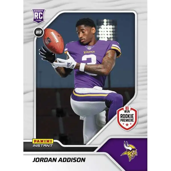 NFL Minnesota Vikings 2023 Instant RPS First Look Football Jordan Addison #10 [Rookie Card]