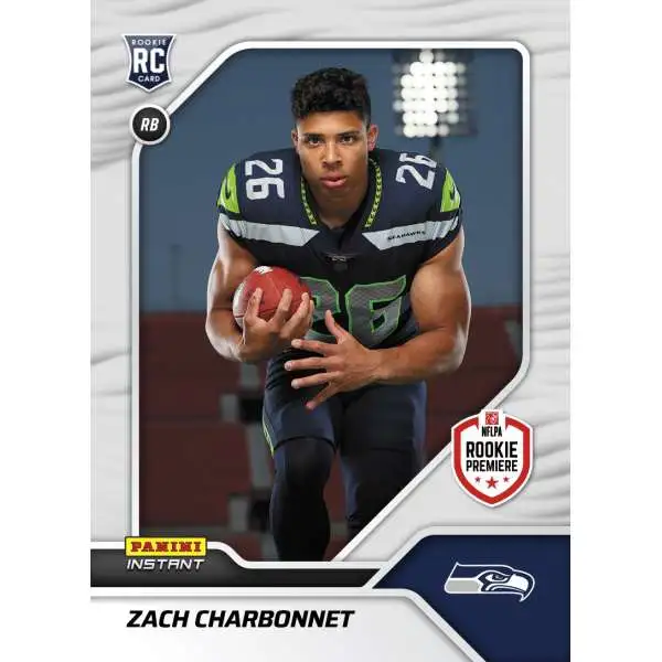 NFL Seattle Seahawks 2023 Instant RPS First Look Football Zach Charbonnet #16 [Rookie Card]