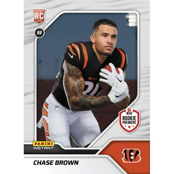 Ja'Marr Chase 2021 Pro Set DRAFT DAY Short Printed Mint Rookie Card #PSDD5  picturing this Cincinnati Bengals First Round Pick in his White LSU Jersey