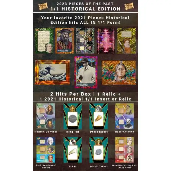 Super Break 2023 Pieces of the Past Art Music Edition Trading Card Box