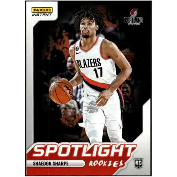 NBA 2022-23 Instant Spotlight Basketball Shaedon Sharpe #7 [Rookie]