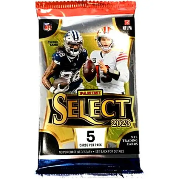 NFL Panini 2023 Select Football Trading Card HOBBY Pack [5 Cards]
