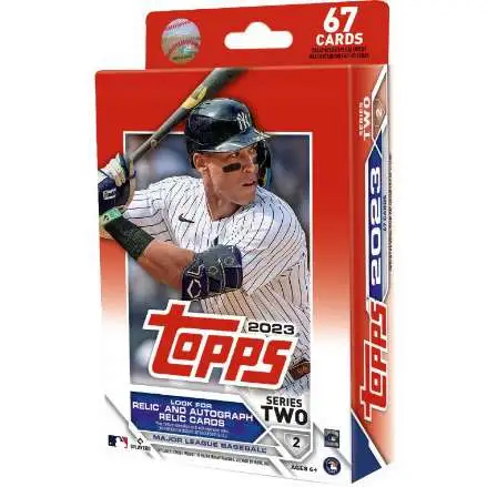 MLB Topps 2023 Series 2 Baseball Trading Card HANGER Box [67 Cards]