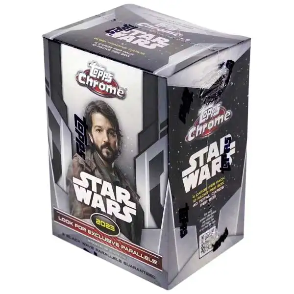 Star Wars Topps 2023 Chrome Trading Card BLASTER Pack 4 Cards - ToyWiz