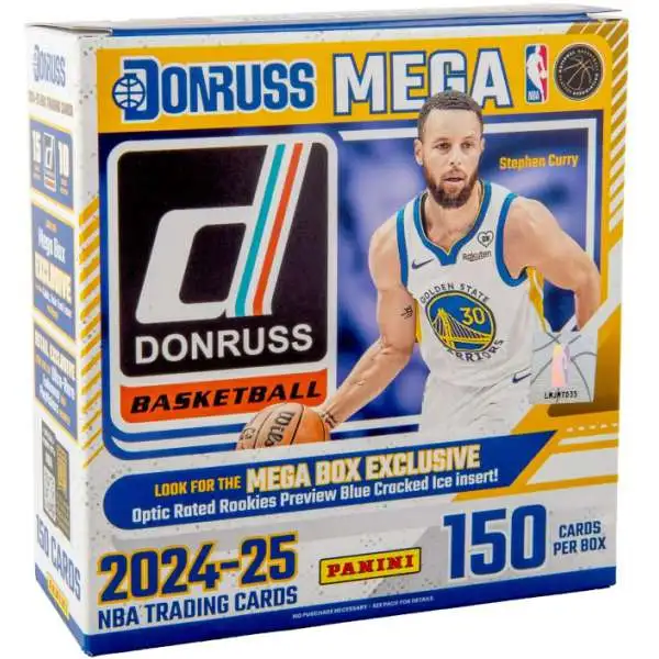 NBA Panini 2024-25 Donruss Basketball Trading Card MEGA Box [10 Packs]