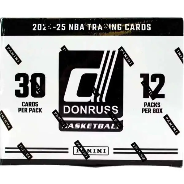 NBA Panini 2024-25 Donruss Basketball Trading Card VALUE Box [12 FAT Packs]
