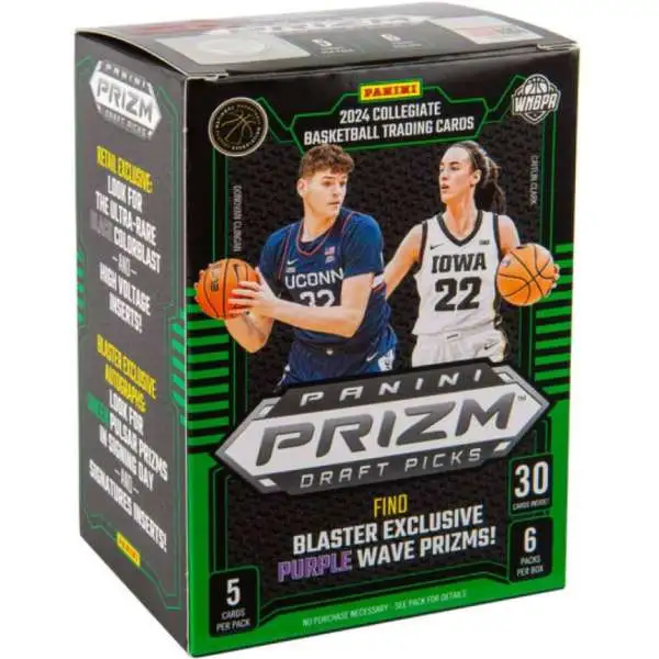 NBA Panini 2024-25 Prizm Draft Picks Basketball Trading Card BLASTER Box [6 Packs]
