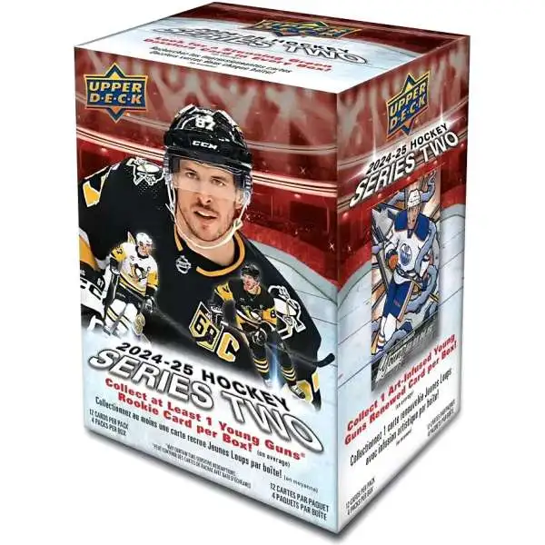 NHL Upper Deck 2024-25 Series 2 Hockey Trading Card BLASTER Box [4 Packs]