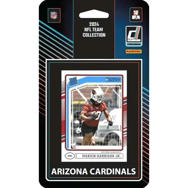 NFL Arizona Cardinals 2024 Donruss Football Trading Card Team Set