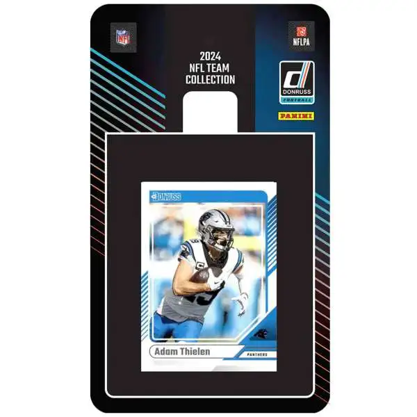 NFL Carolina Panthers 2024 Donruss Football Trading Card Team Set