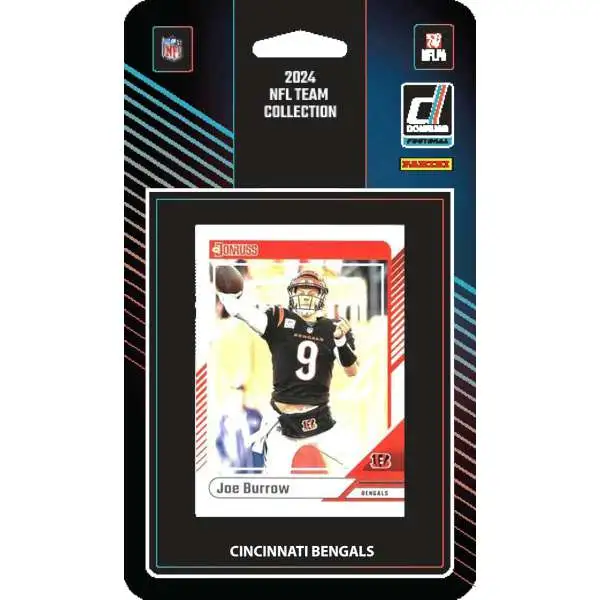 NFL 2024 Donruss Football Cincinnati Bengals Trading Card Team Set