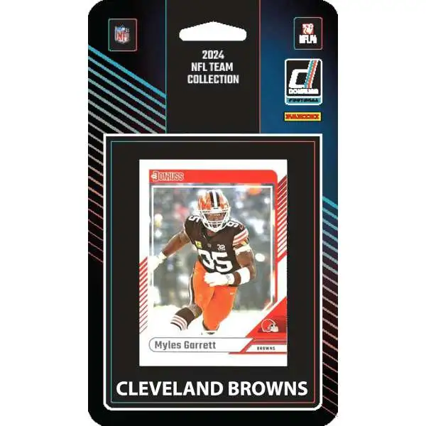 NFL Cleveland Browns 2024 Donruss Football Trading Card Team Set