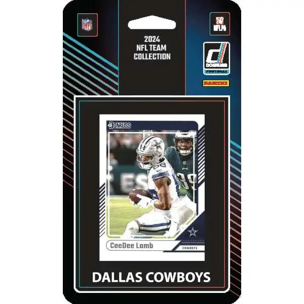 NFL Dallas Cowboys 2024 Donruss Football Trading Card Team Set